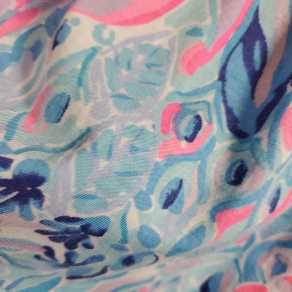 Lilly Pulitzer Blue and Pink Dress Size Women's Small - Picture 11 of 11